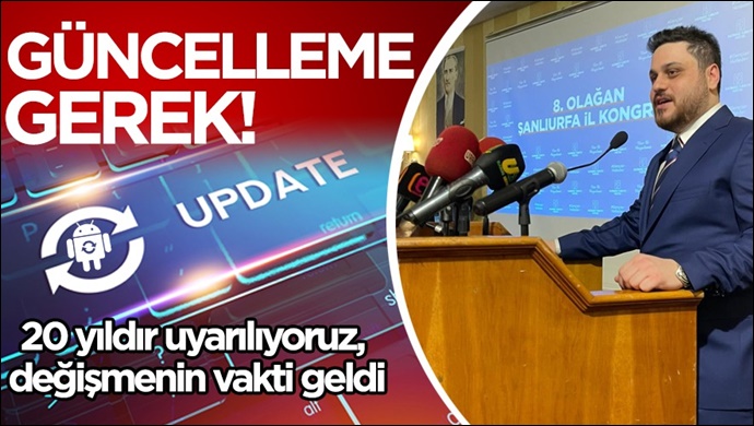 BTP Lideri Baş: Güncelleme gerek!-(VİDEO)