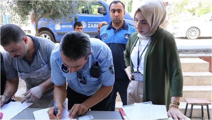 Haliliye zabıtasından fırınlara baca ve gramaj denetimi