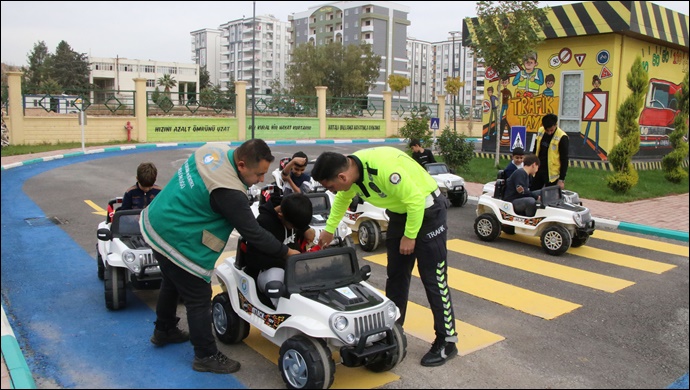 Haliliye’de Çocuk Trafik Parkında Eğitimler Başladı-(VİDEO)