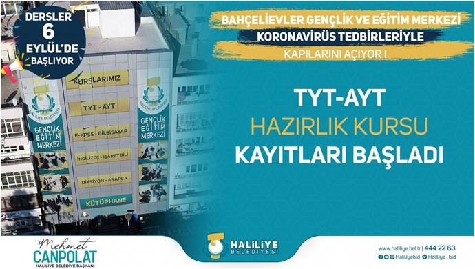 Haliliye’de TYT-AYT Kursu Kayıtları Başladı-(VİDEO)