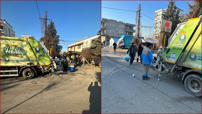 Haliliye’den Adıyaman’a temizlik desteği