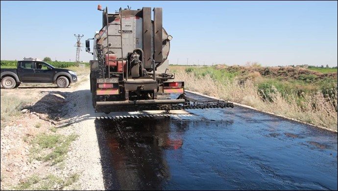 Harran’da Yollar Asfaltlanıyor