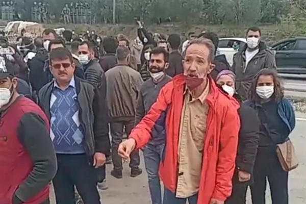 Hatay’da vatandaşlardan moloz döküm alanına tepki