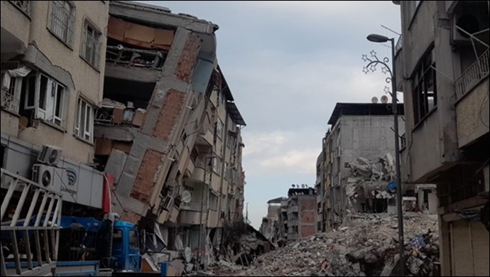 Hatay'ın Defne ilçesinden yeni görüntüler