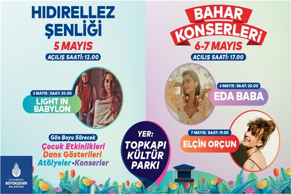 Hıdırellez şenlikleri Topkapı’da