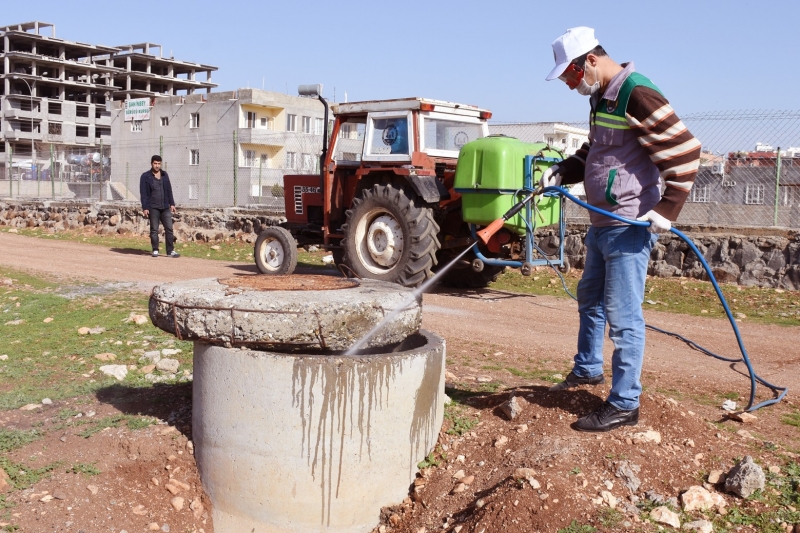 Hilvan’da Larva ile Mücadele çalışmaları