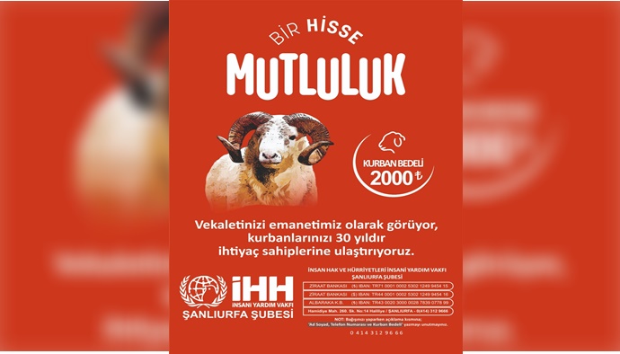 İHH kurban bedeli 2.000 tl