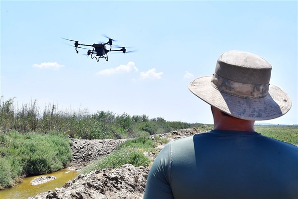 İzmir’de sivrisinek ile dronlu mücadele