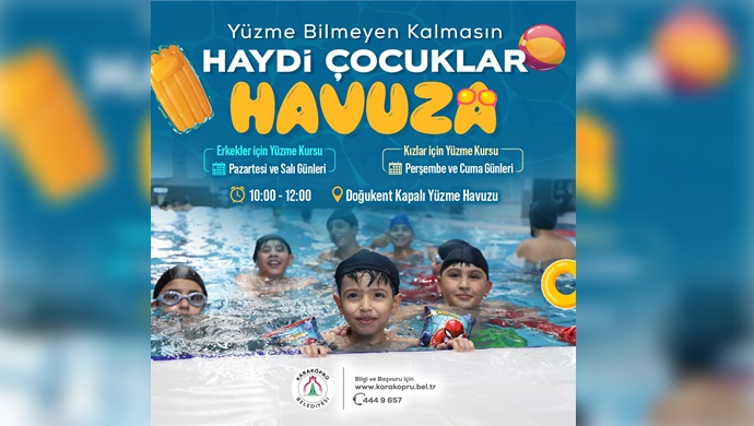 Karaköprü Belediyesi İle Yüzme Bilmeyen Çocuk Kalmayacak
