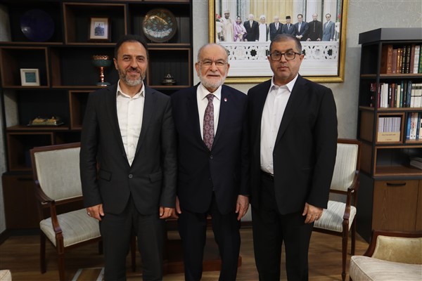 Karamollaoğlu, Hamas temsilcisiyle görüştü