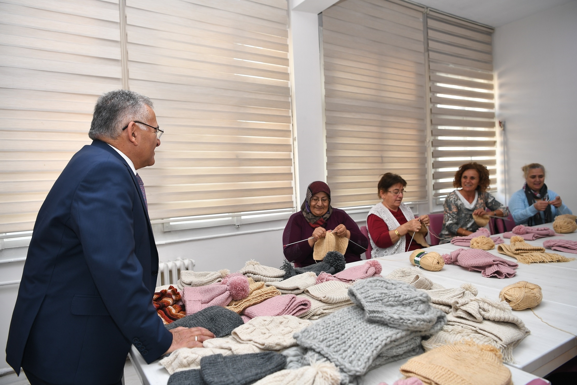 Kayseri'de ‘Çocuklarımıza İyilik Örün’ projesinin ikincisi başladı