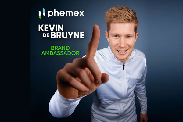 Kevin De Bruyne, marka elçisi olarak kripto platformu Phemex'e katıldı