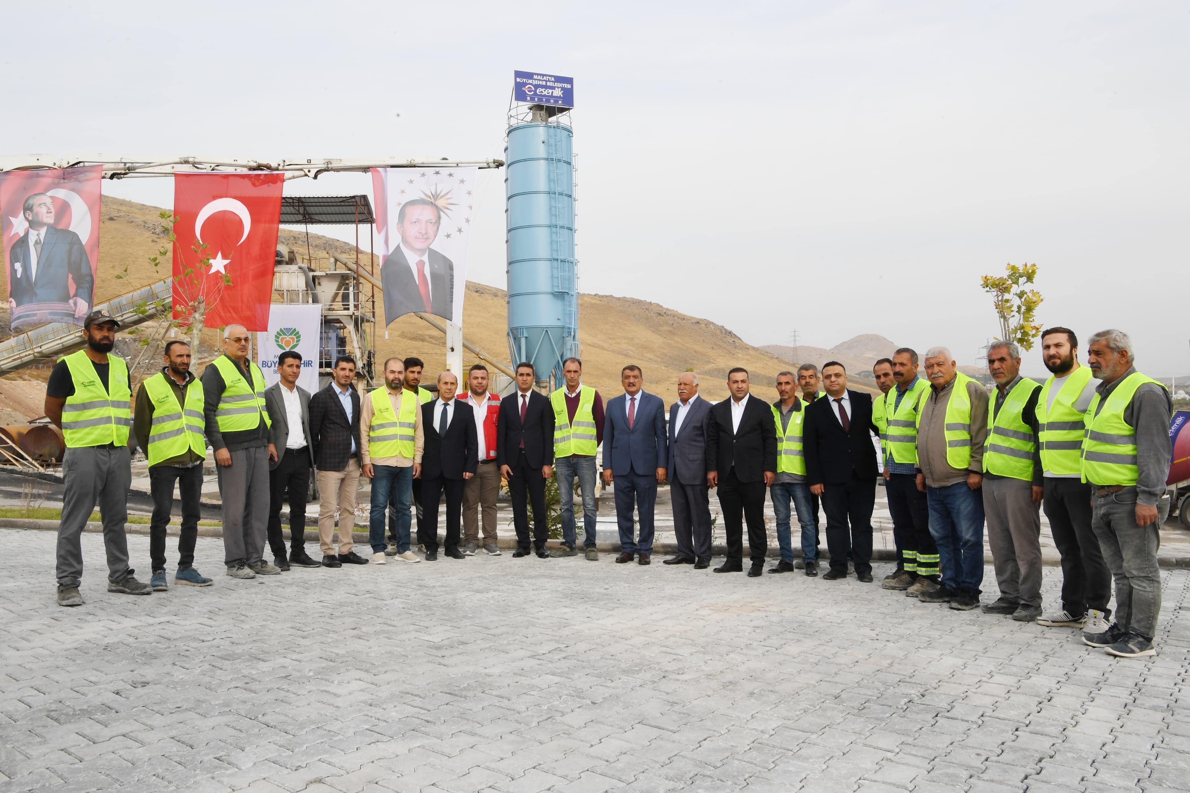 Malatya'nın beton santrali üretime başladı