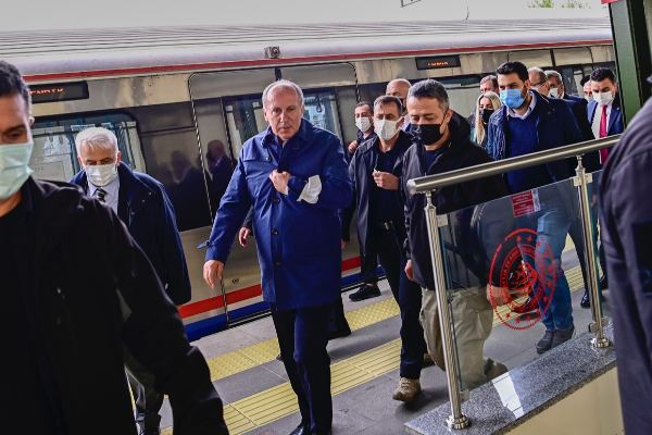 Memleket Partisi Genel Başkanı İnce İstanbul'da