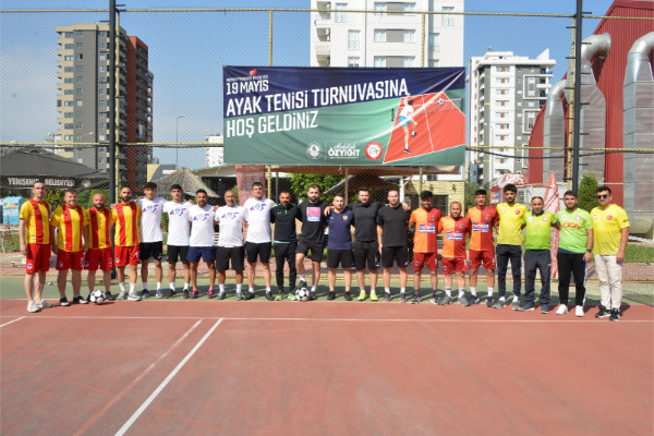 Mersin Yenişehir Belediyesi 19 Mayıs Ayak Tenisi Turnuvası başladı