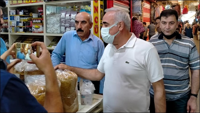 Milletvekili Aydınlık ve CHP Heyetin’den Tütüncü Esnafına Destek