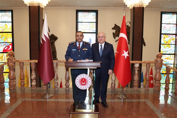 Milli Savunma Bakanı Güler, Katar Genelkurmay Başkanı Al-Nabet’i ağırladı