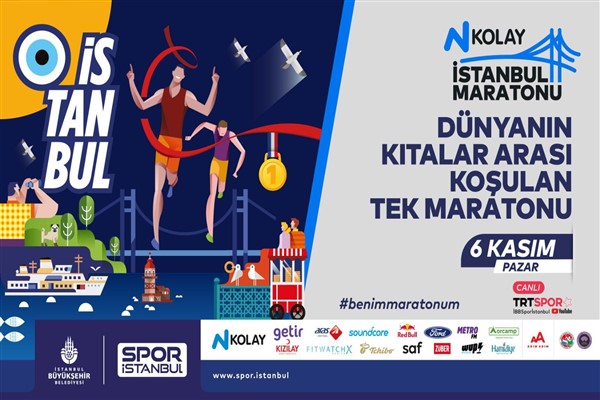 ‘N Kolay İstanbul Maratonu’ pazar günü başlıyor