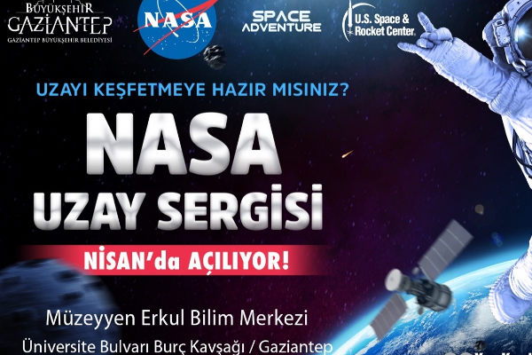 NASA sergisi Gaziantep'te