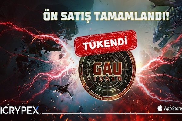 Ön satışa sunulan GAU Token 3 dakikada tükendi