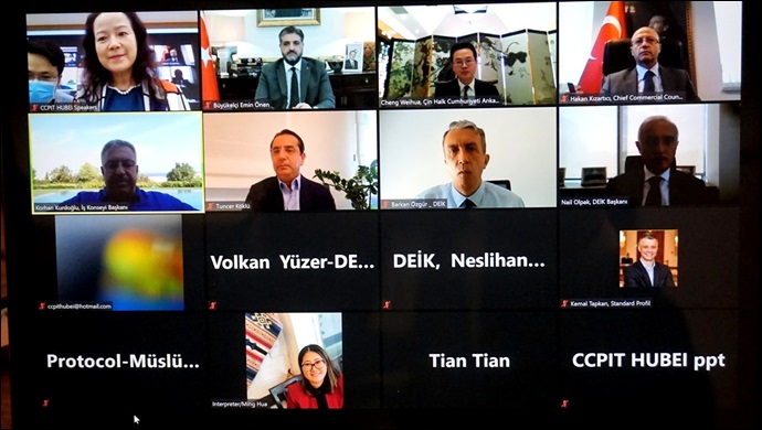 Önen’den Türkiye-Çin/Hubei Eyaleti 'Interconnected Business' online toplantı