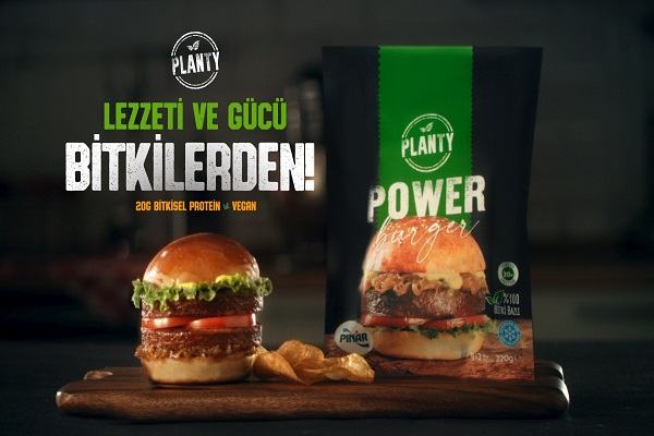 Pınar’ın yeni ürünü Planty Power Burger’ın reklam filmi yayında 