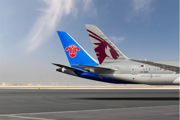 Qatar Airways ve China Southern Airlines, mevcut kod paylaşımı ağlarını genişletti