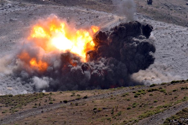 Refah’ta atışa hazır roketlerin depolandığı fırlatma alanına saldırı düzenlendi