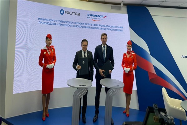 Rosatom ve Aeroflot, havacılık ekipmanlarının üretimi ve bakımı alanında anlaşma imzaladı