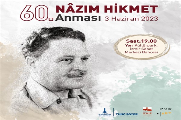 Şair Nazım Hikmet Kültürpark'ta anılacak