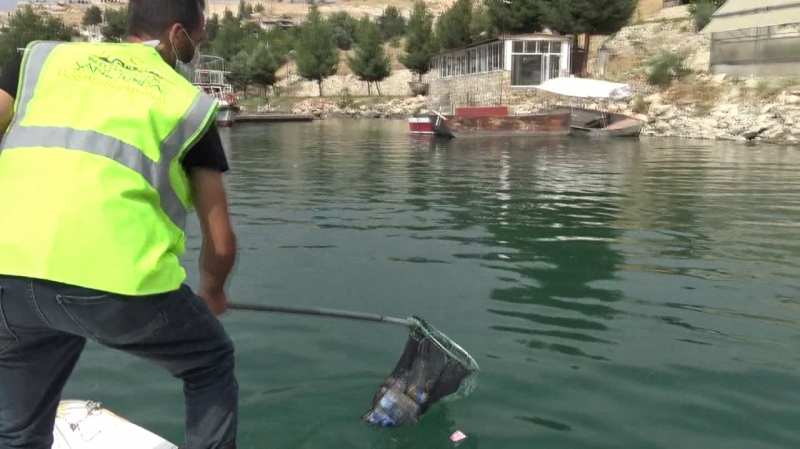 Saklı Cennet Halfeti'de Marina Temizliği-(VİDEO)