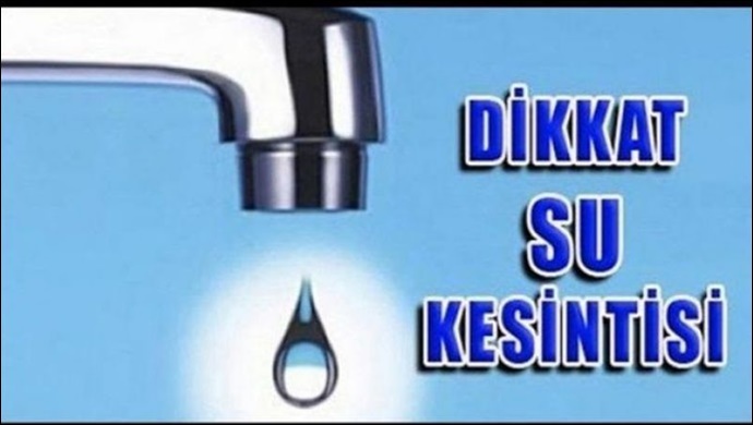 Sanayi Esnafı Dikkat! ŞUSKİ Duyurdu Su Kesintisi olacak