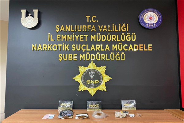Şanlıurfa'da uyuşturucu operasyonunda 4 şüpheli gözaltına alındı 