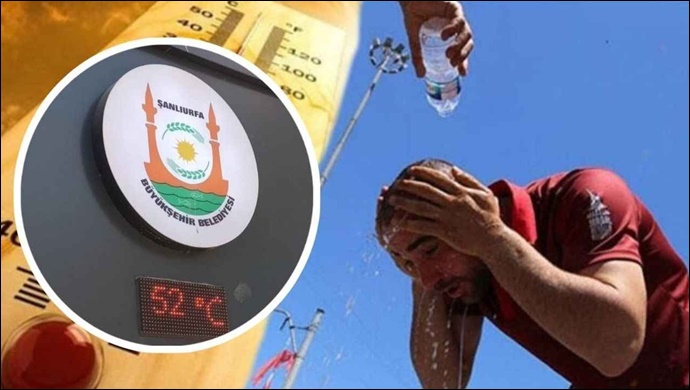 Şanlıurfa Kavruluyor! Termometreler Sıcaklık Rekoru Kırdı