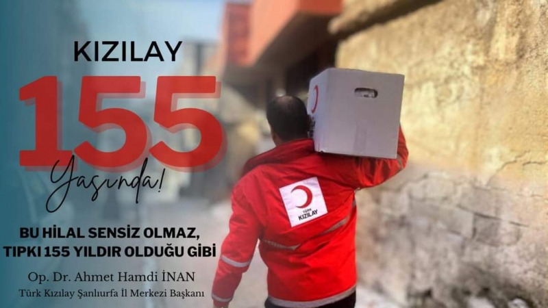 Şanlıurfa Kızılay’dan 155. Kuruluş Yıl Dönümü Kutlaması