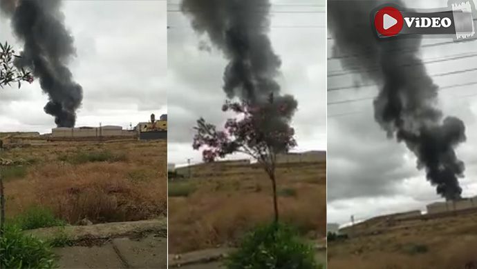 Şanlıurfa Organize Sanayi Bölgesi’nde korkutan yangın!