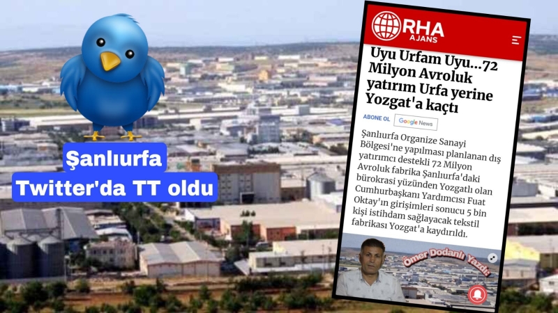 Şanlıurfa Twitter'da TT oldu