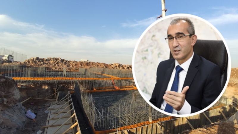 Şanlıurfa Viranşehir içme suyu isale hattı inşaatı işinde çalışmalar devam ediyor