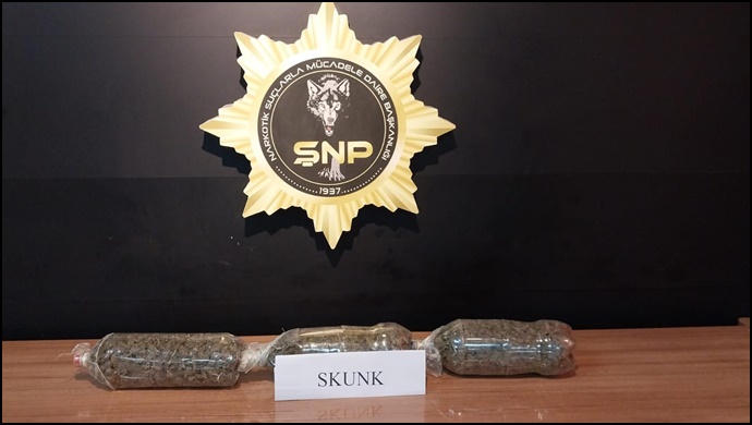 Şanlıurfa'da 1 kilo 400 gram uyuşturucu madde ele geçirildi
