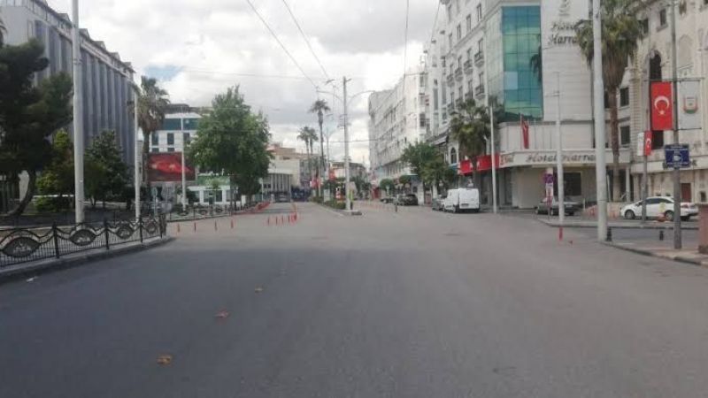 Şanlıurfa’da cadde ve sokaklarda korona sessizliği!