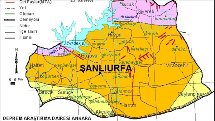 Şanlıurfa'da deprem !