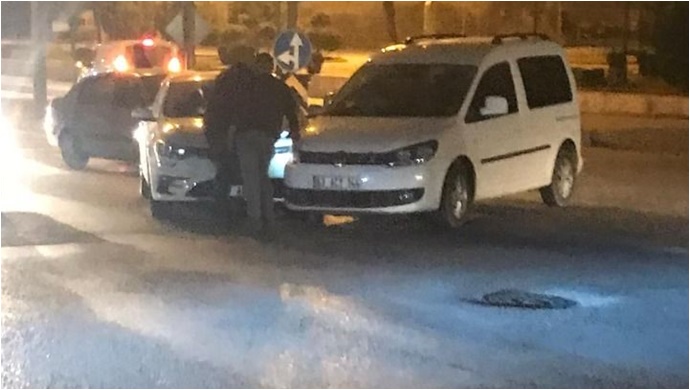 Şanlıurfa'da Maddi Hasarlı Trafik Kazası