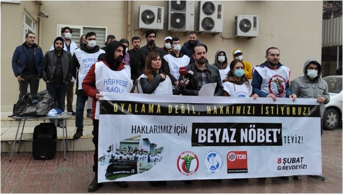 Şanlıurfa'da Sağlık Emekçileri Greve Gidiyor !