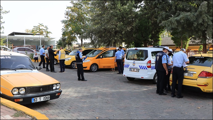 Şanlıurfa’da Ticari Taksiler Denetlendi-(VİDEO)