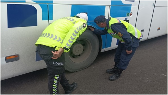 Şanlıurfa'da trafik denetimi