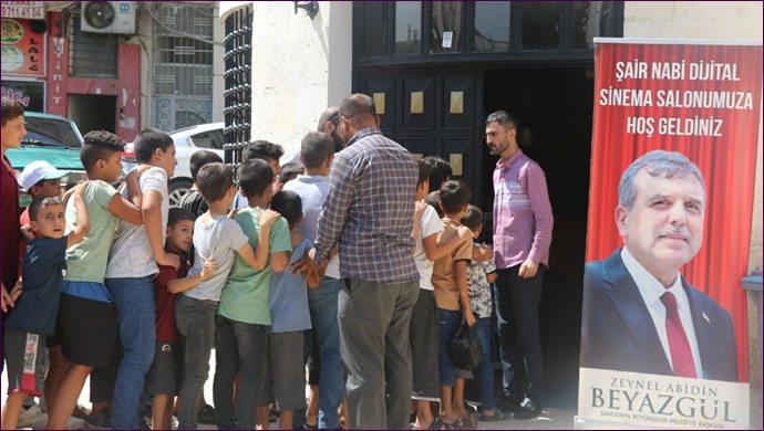 Şanlıurfa’daki çocuklar dijital sinemayı sevdi-(VİDEO)