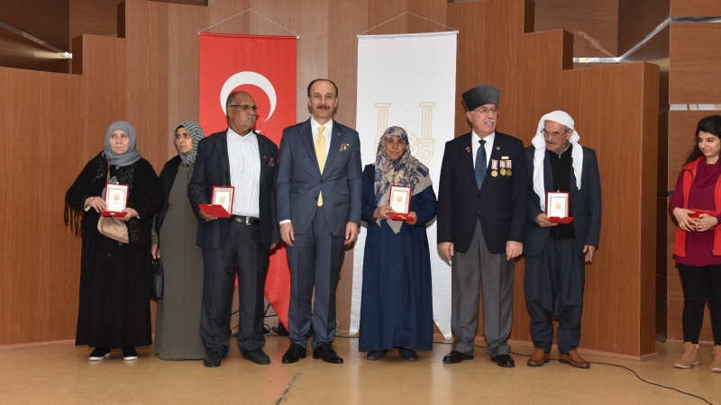 Şanlıurfa’daki Kıbrıs Gazilerine Milli Mücadele Madalyası Verildi