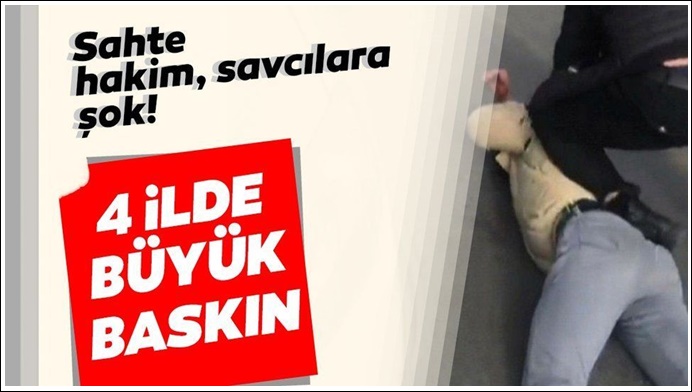 Şanlıurfa'de Sahte Hakim - Savcı Operasyonu!