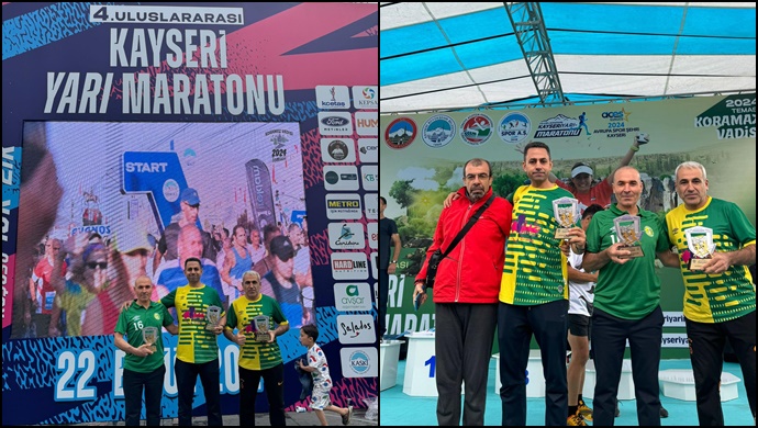 Şanlıurfalı Atlet Eyyüp Yabatu Kayseri Yarı Maratonu’nda Birinci Oldu