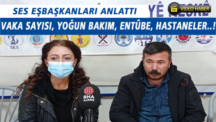 SES Eşbaşkanı Eylem Salar: Urfa’da yaklaşık 1600 günlük vaka sayısı her geçen günde artıyor